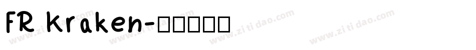 FR Kraken字体转换